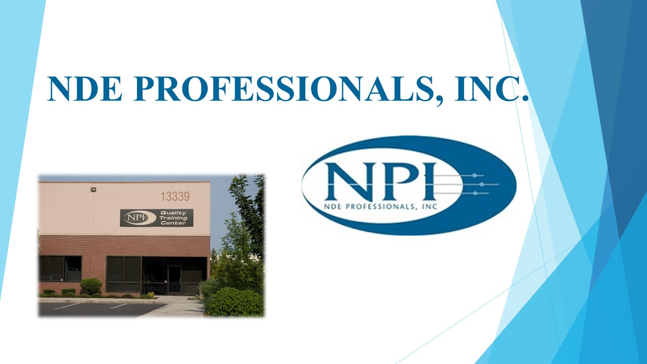 NPI NDE Professionals INC Quality Control