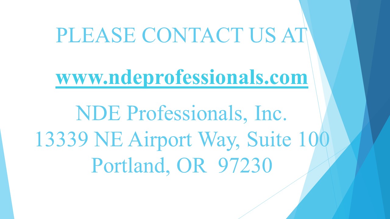 NPI NDE Professionals INC Contact