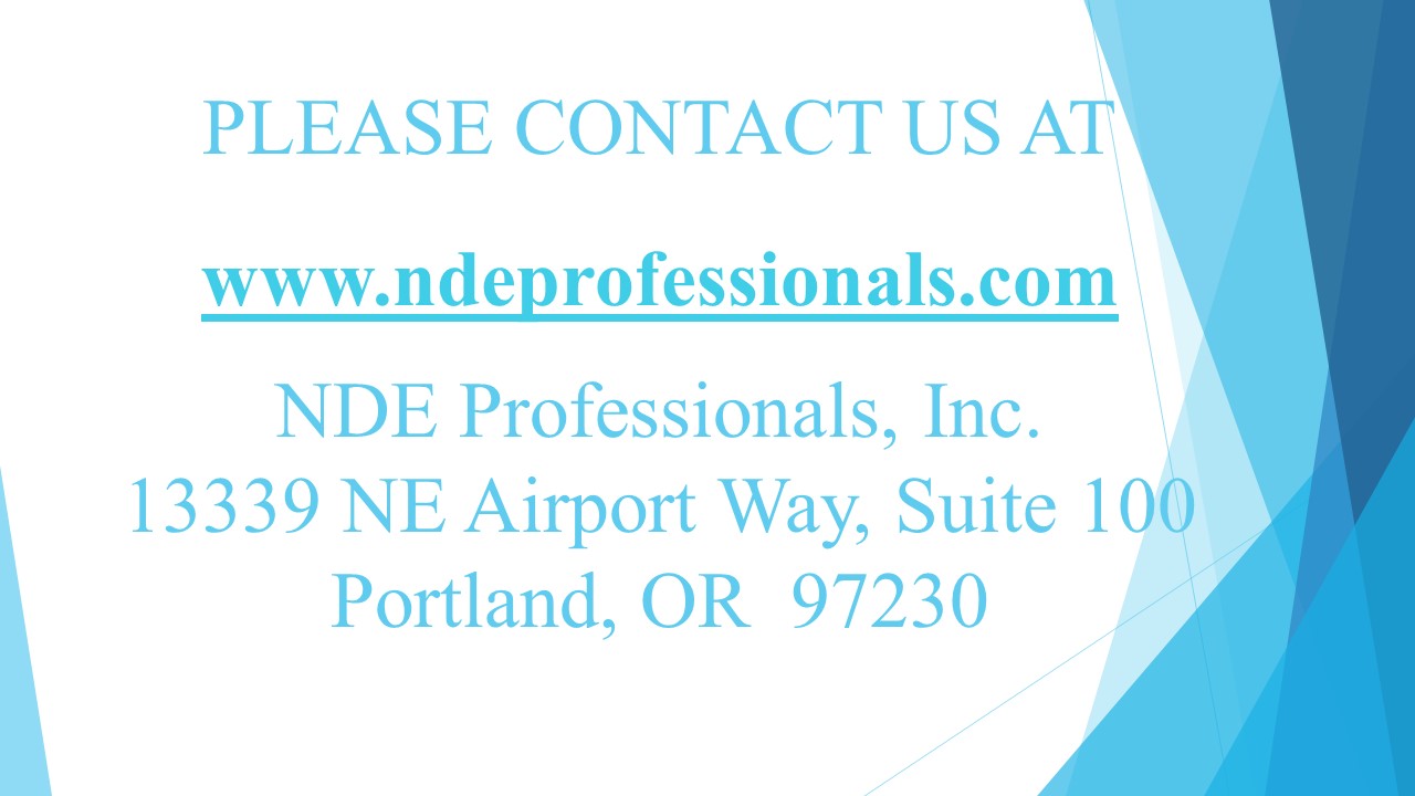 NPI NDE Professionals INC Contact